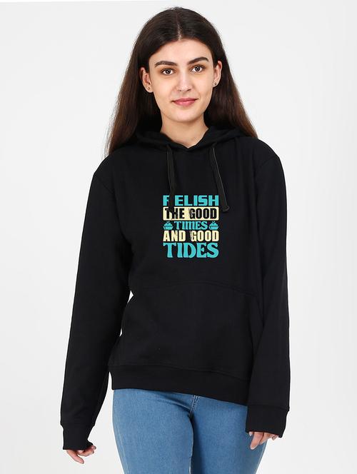 hooded neck graphic sweatshirt - 17972638 - Very Small Image - 1