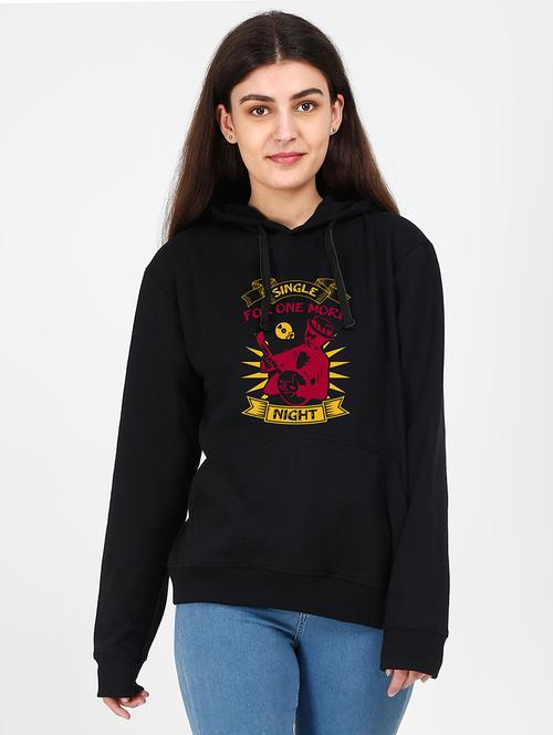 hooded neck graphic sweatshirt - 17972642 - Very Small Image - 1