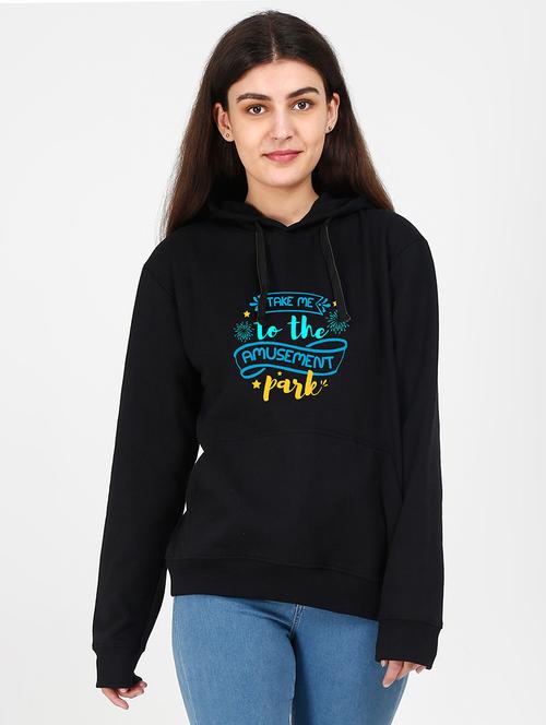 hooded neck graphic sweatshirt - 17972661 - Very Small Image - 1