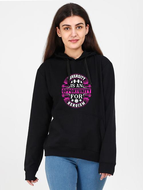 hooded neck graphic sweatshirt - 17972669 - Very Small Image - 1