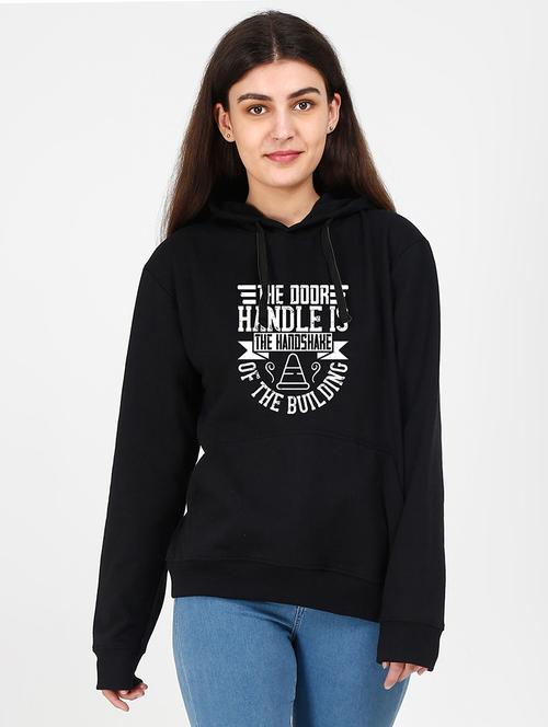 hooded neck graphic sweatshirt - 17972682 - Very Small Image - 1