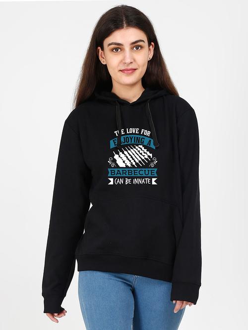 hooded neck graphic sweatshirt - 17972688 - Very Small Image - 1