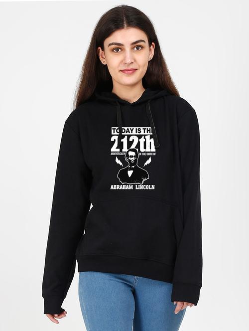 hooded neck graphic sweatshirt - 17972710 - Very Small Image - 1