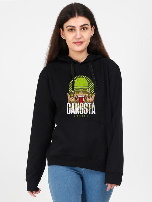 hooded neck graphic sweatshirt - 17972890 - Very Small Image - 1