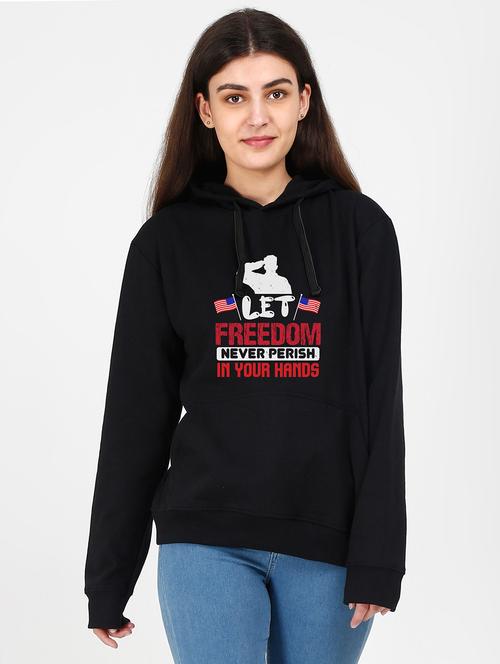 hooded neck graphic sweatshirt - 17972951 - Very Small Image - 1