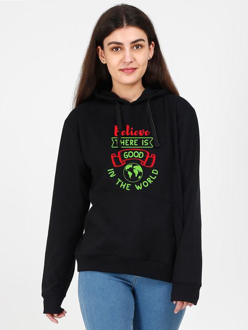 hooded neck graphic sweatshirt - 17972971 - Very Small Image - 1