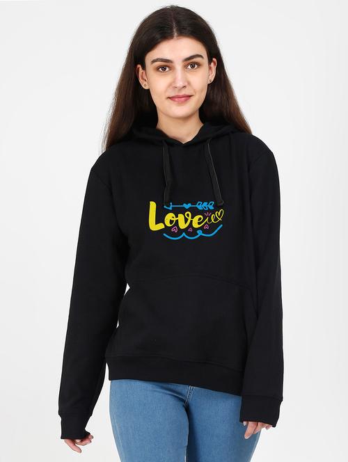 hooded neck graphic sweatshirt - 17973034 - Very Small Image - 1