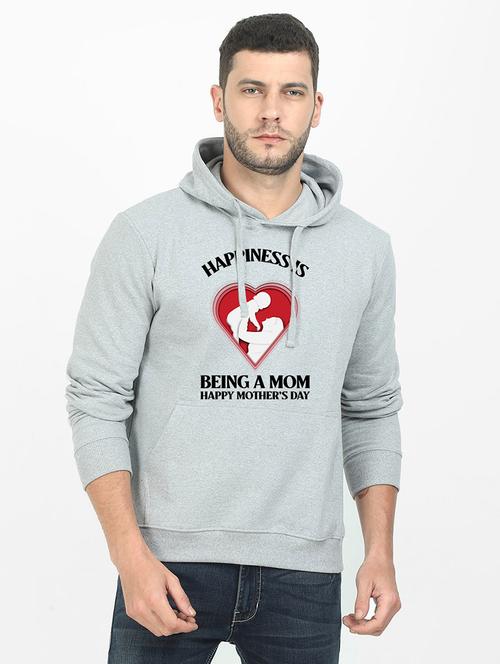 grey printed sweatshirt - 17973721 - Very Small Image - 1