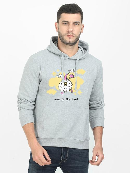 grey printed sweatshirt - 17973761 - Very Small Image - 1