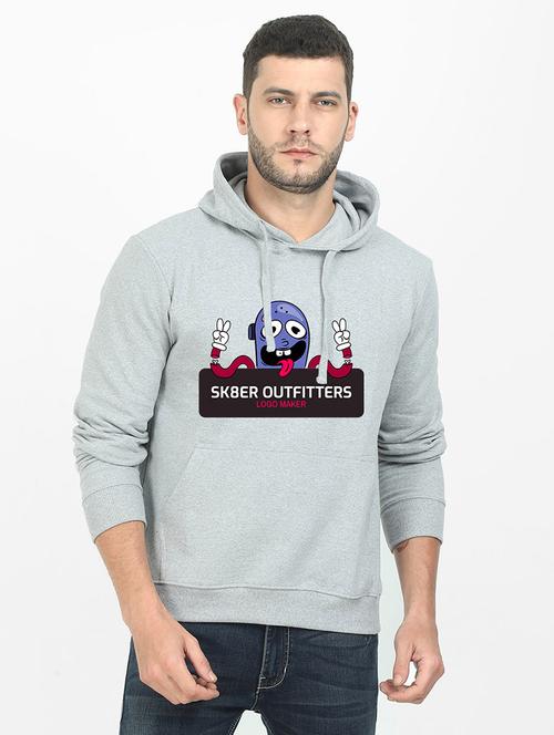 grey printed sweatshirt - 17973764 - Very Small Image - 1