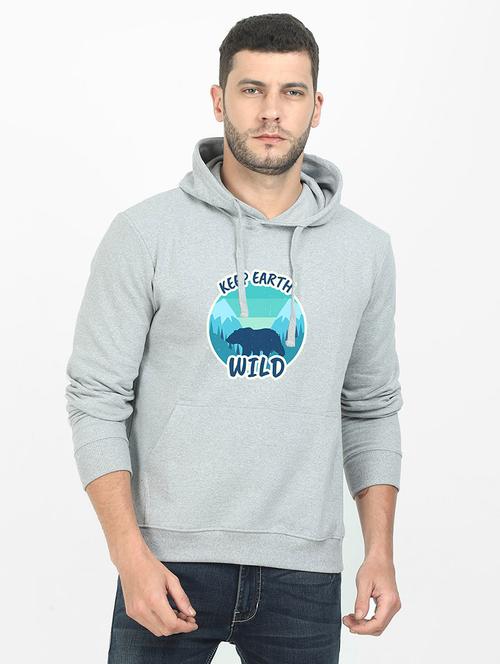 grey printed sweatshirt - 17973771 - Very Small Image - 1