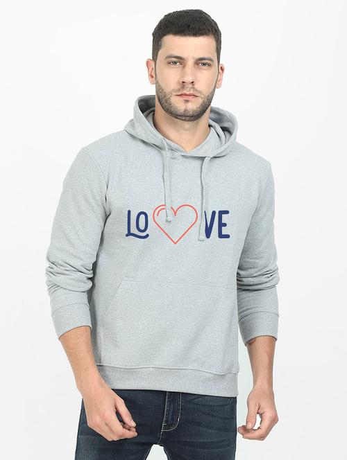 grey printed sweatshirt - 17973777 - Very Small Image - 1