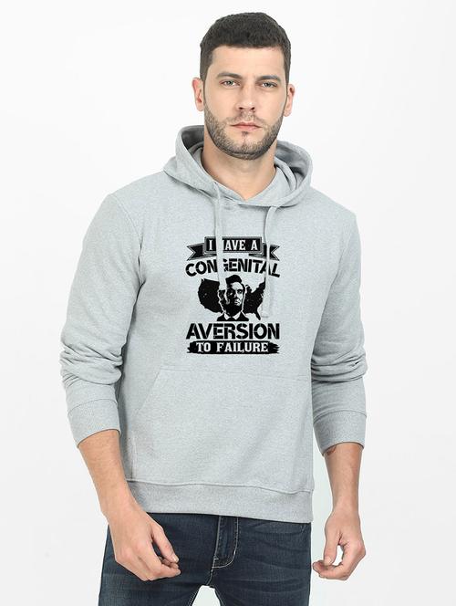 grey printed sweatshirt - 17973846 - Very Small Image - 1