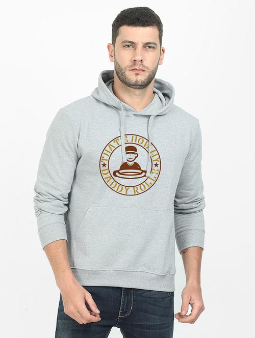 grey printed sweatshirt - 17973931 - Very Small Image - 1