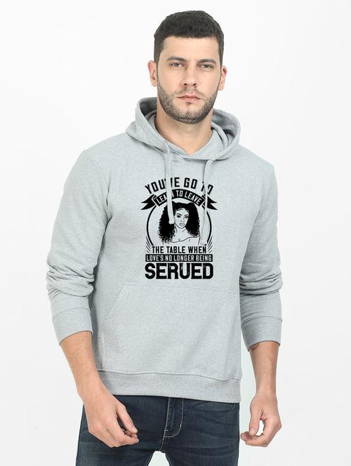 grey printed sweatshirt - 17973965 - Very Small Image - 1