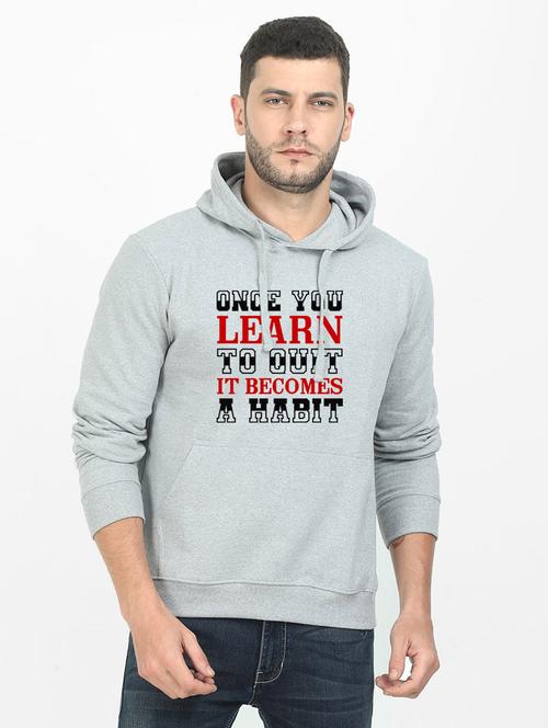 grey printed sweatshirt - 17973980 - Very Small Image - 1
