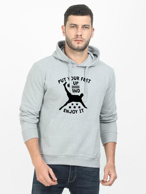 grey printed sweatshirt - 17973981 - Very Small Image - 1