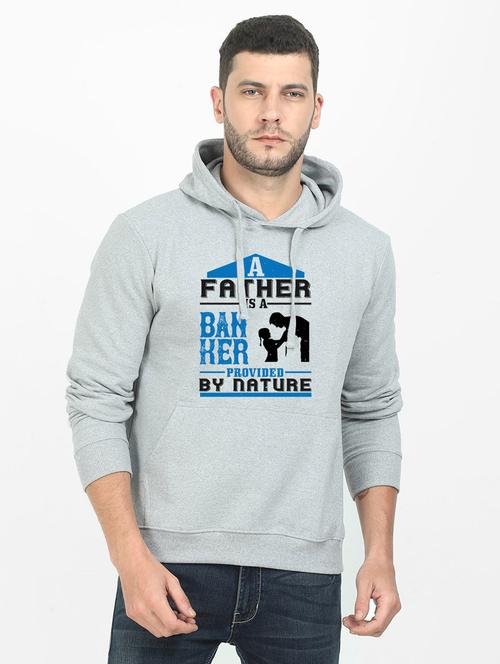 grey printed sweatshirt - 17973998 - Very Small Image - 1
