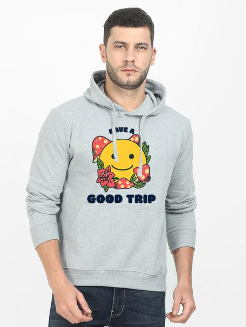 grey printed sweatshirt - 17974066 - Very Small Image - 1