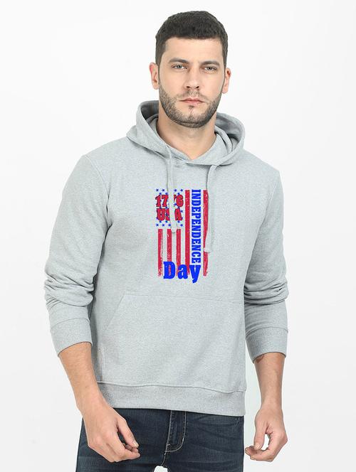 grey printed sweatshirt - 17974112 - Very Small Image - 1