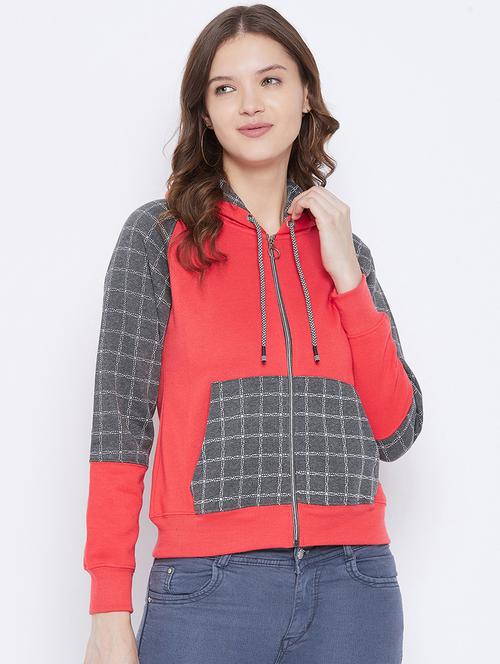 hooded neck printed sweatshirt - 17976132 - Very Small Image - 1