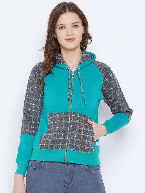 hooded neck printed sweatshirt - 17976136 - Very Small Image - 1