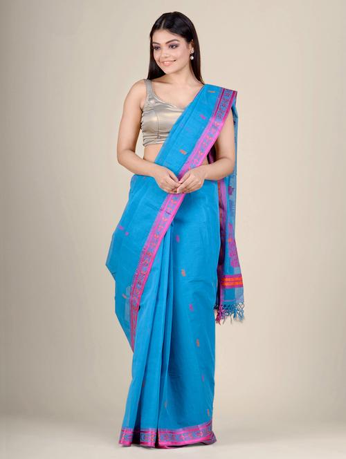 women handloom saree - 17976306 - Very Small Image - 1