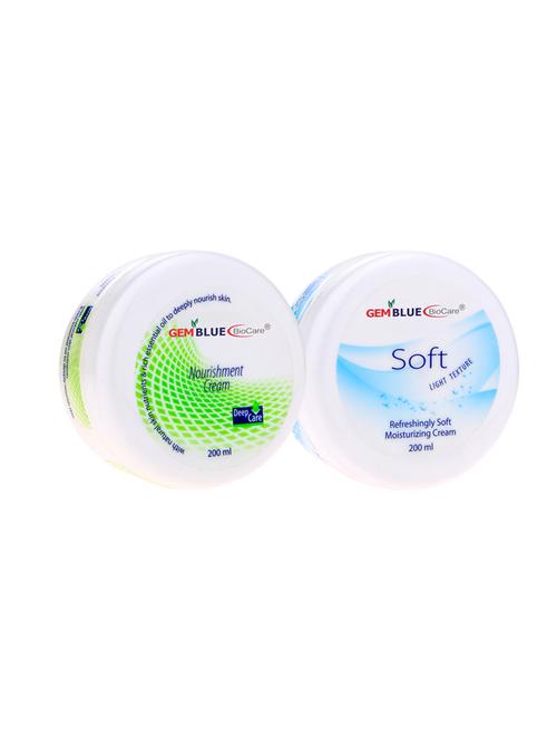 gemblue biocare nourishment & soft moisturizing cream, 200ml (pack of 2) - 17976572 - Very Small Image - 1