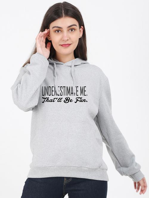 hooded neck graphic sweatshirt - 17976990 - Very Small Image - 1