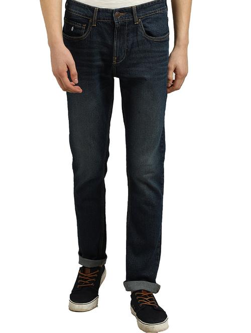dark blue light washed denim jean - 17977151 - Very Small Image - 1
