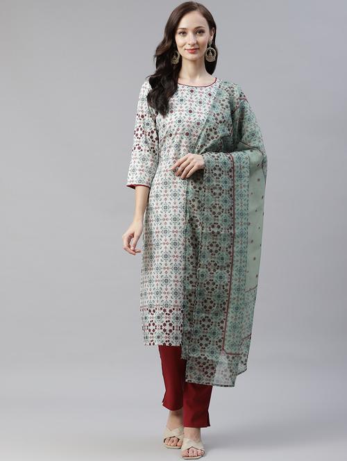 printed suit set - 17977347 - Very Small Image - 1