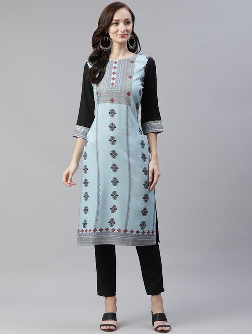 printed kurta pant set - 17977353 - Very Small Image - 1