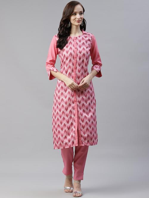 ikat kurta pant set - 17977369 - Very Small Image - 1