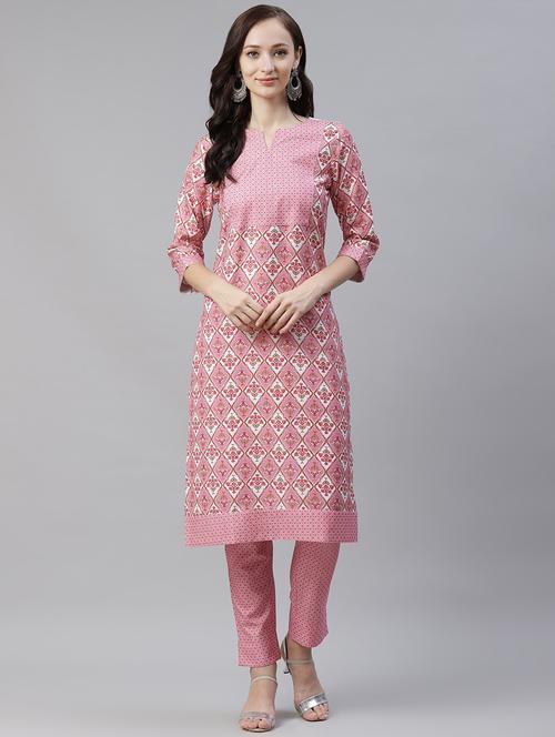 floral kurta pant set - 17977372 - Very Small Image - 1