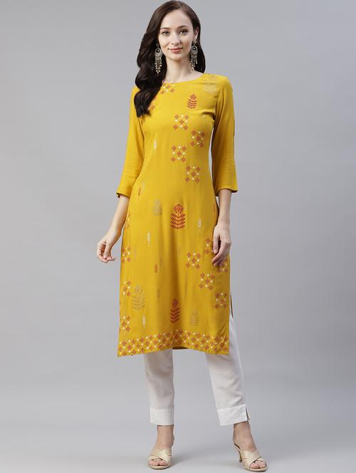 printed kurta pant set - 17977407 - Very Small Image - 1