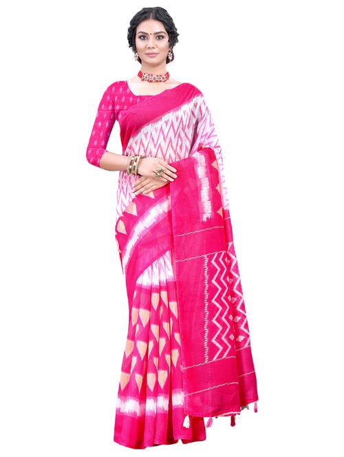 ikat printed saree - 17977628 - Very Small Image - 1