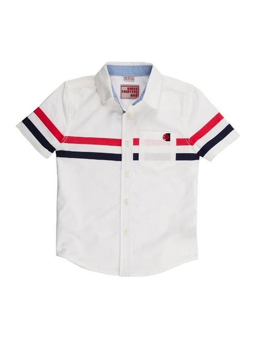 white solid shirt - 17978077 - Very Small Image - 1