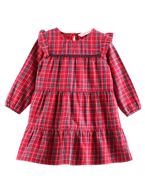 red checkered frock - 17979526 - Very Small Image - 1