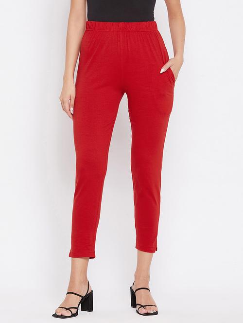red solid legging - 17980700 - Very Small Image - 1
