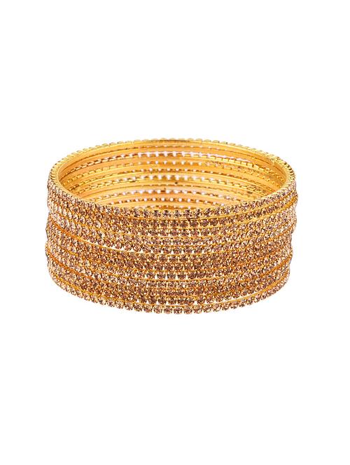 gold stone bangle set (12 pc) - 17980751 - Very Small Image - 1