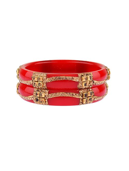 crystal studded acrylic bangles set (4 pc) - 17980787 - Very Small Image - 1