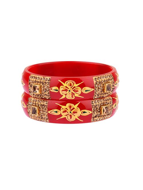 crystal studded acrylic bangles set (4 pc) - 17980793 - Very Small Image - 1
