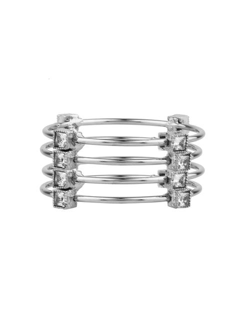 silver metal bangle - 17980832 - Very Small Image - 1