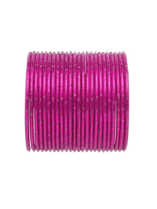 pink metal bangle set (24 pc) - 17980891 - Very Small Image - 1