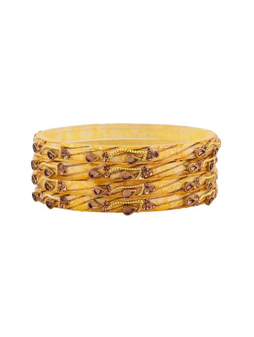 yellow metal bangle - 17981300 - Very Small Image - 1