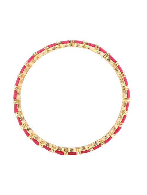 pink crystal bangle (set of 2) - 17981683 - Very Small Image - 1