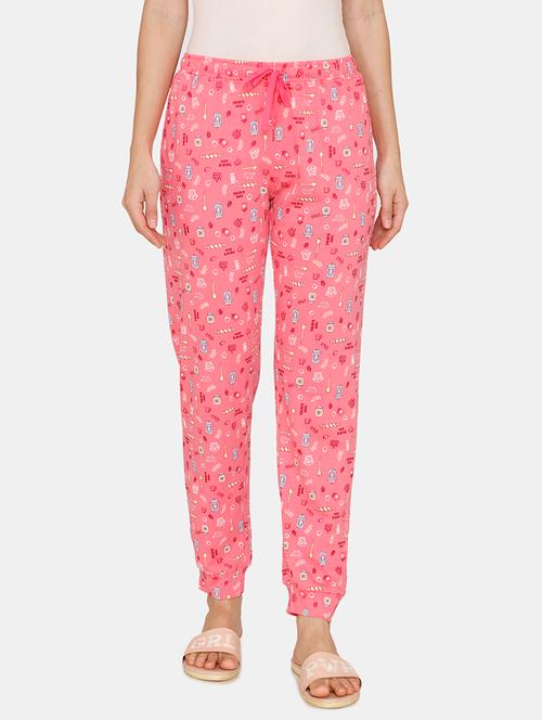 drawstring waist printed pajama - 17982364 - Very Small Image - 1