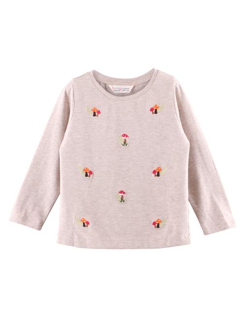 round neck embroidered tee - 17982375 - Very Small Image - 1