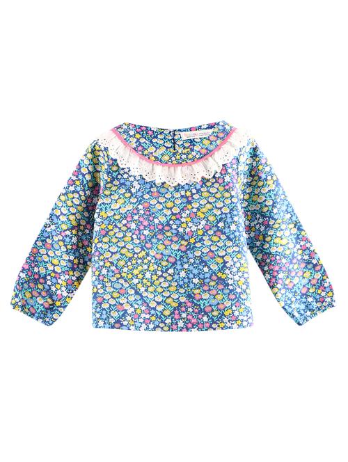 blue floral regular top - 17982381 - Very Small Image - 1