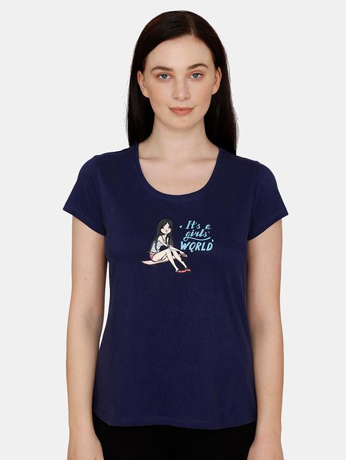 round neck graphic tee - 17982470 - Very Small Image - 1